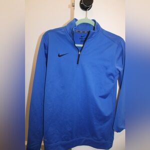 Nike Dri-FIT 1/4 Zip Pullover – Blue – Smal